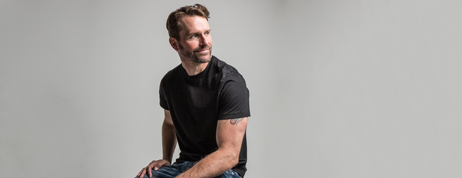 How to Wear a Classic T-shirt Working From Home - The Classic T-Shirt Company