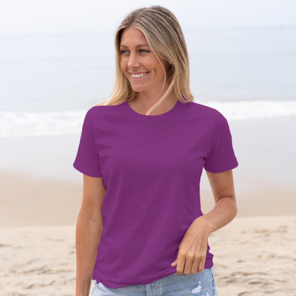 #color_plum organic cotton t-shirt