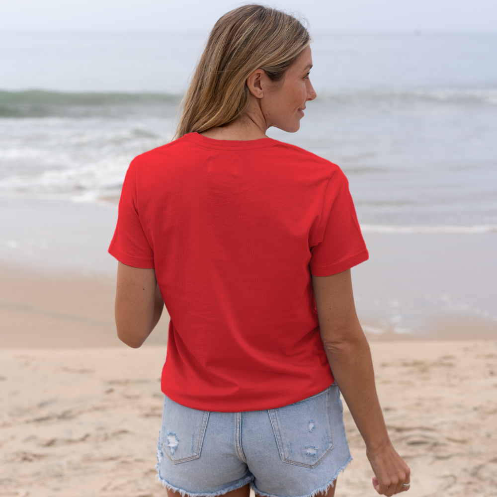 #color_red organic cotton t-shirt