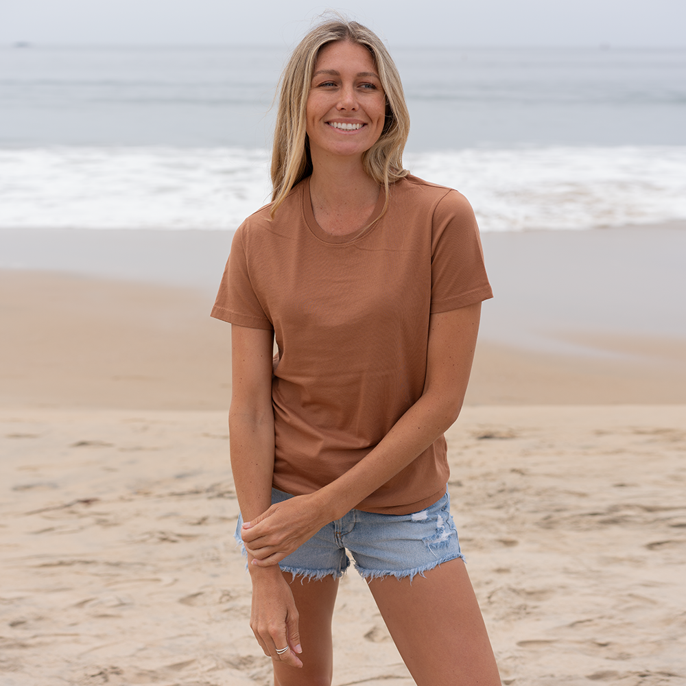 #color_copper organic cotton t-shirt