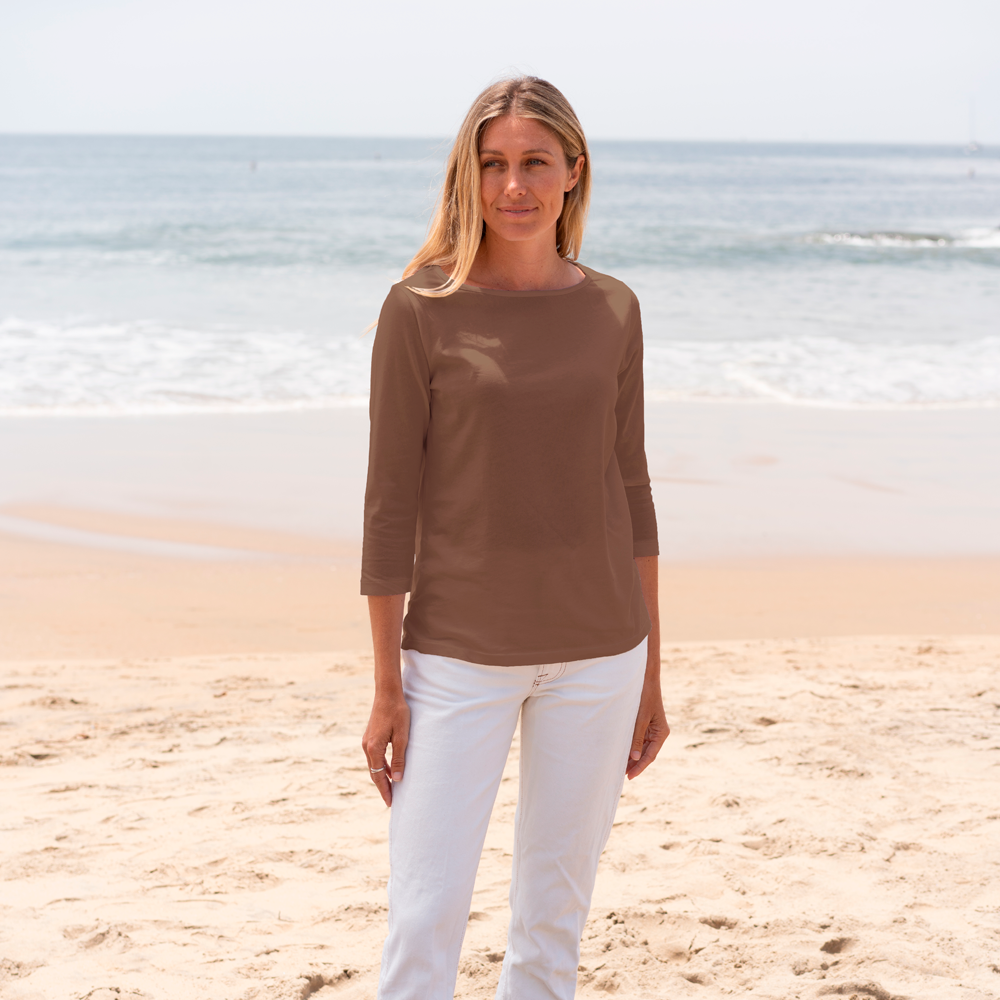 #color_brown organic cotton t-shirt