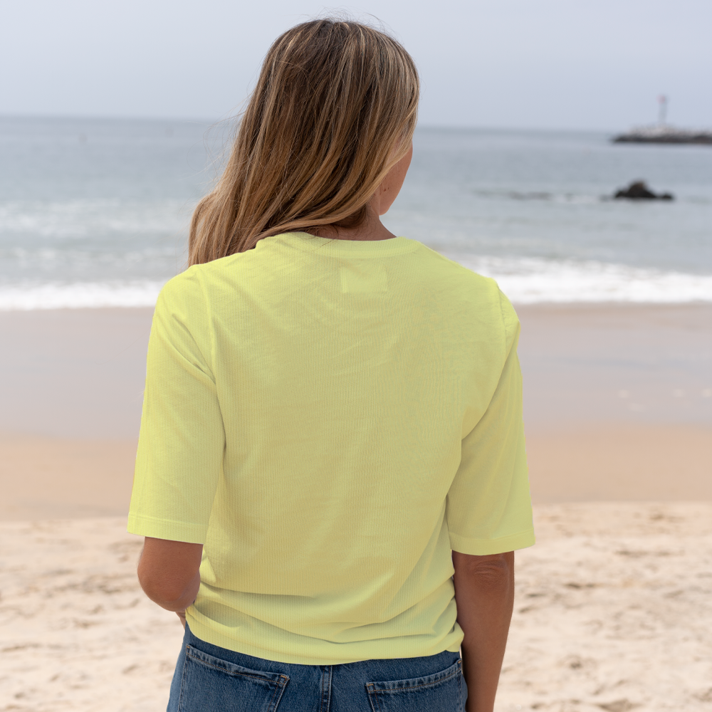 #color_yellow organic cotton t-shirt