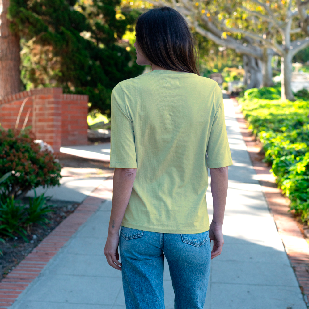 #color_yellow organic cotton t-shirt