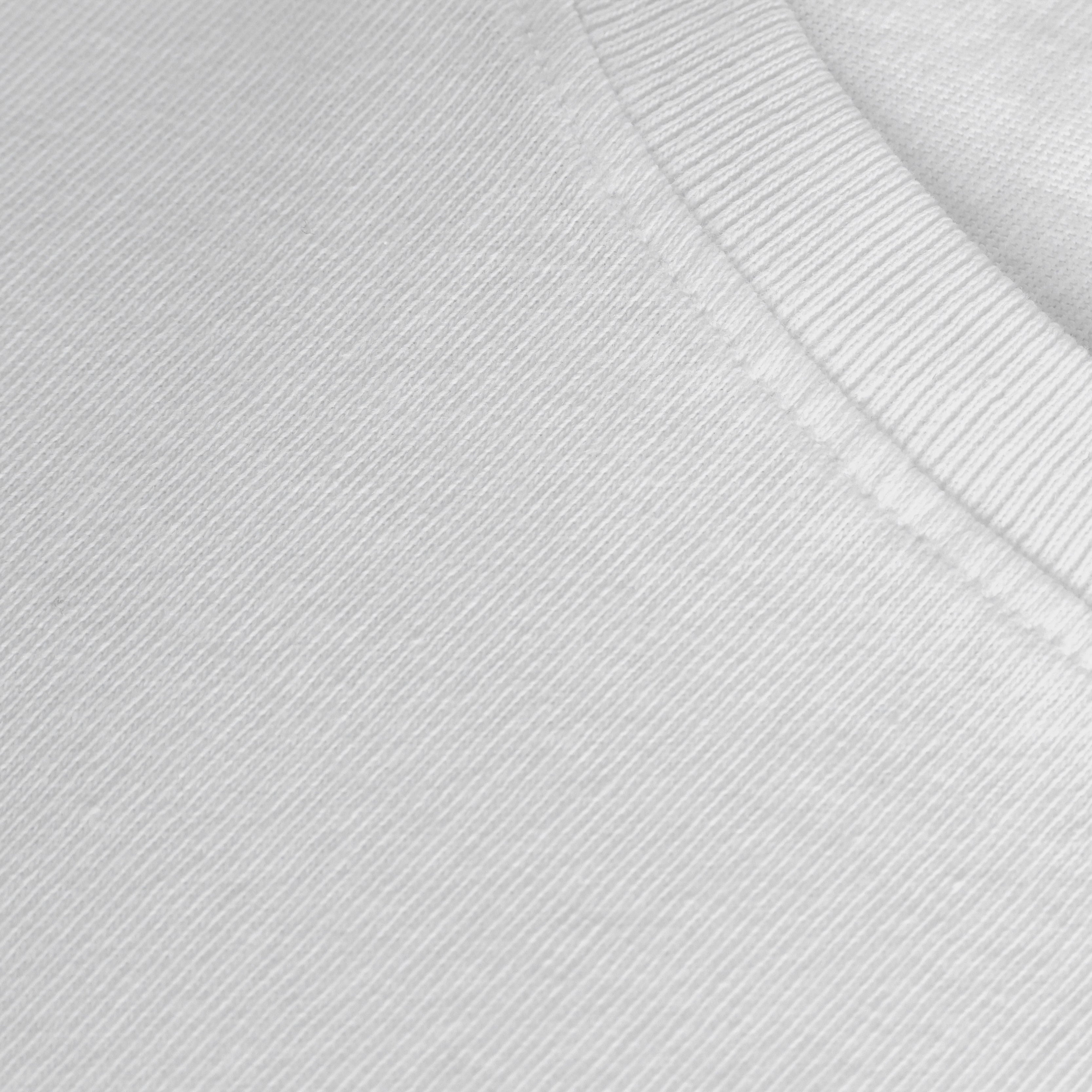 #color_white Women Long Sleeve Ribbed Sleeve Cuffs cotton