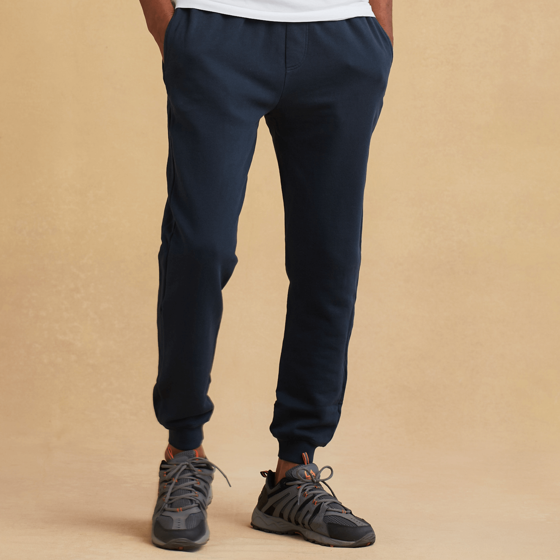 #color_navy-blue Mens French Terry Joggers