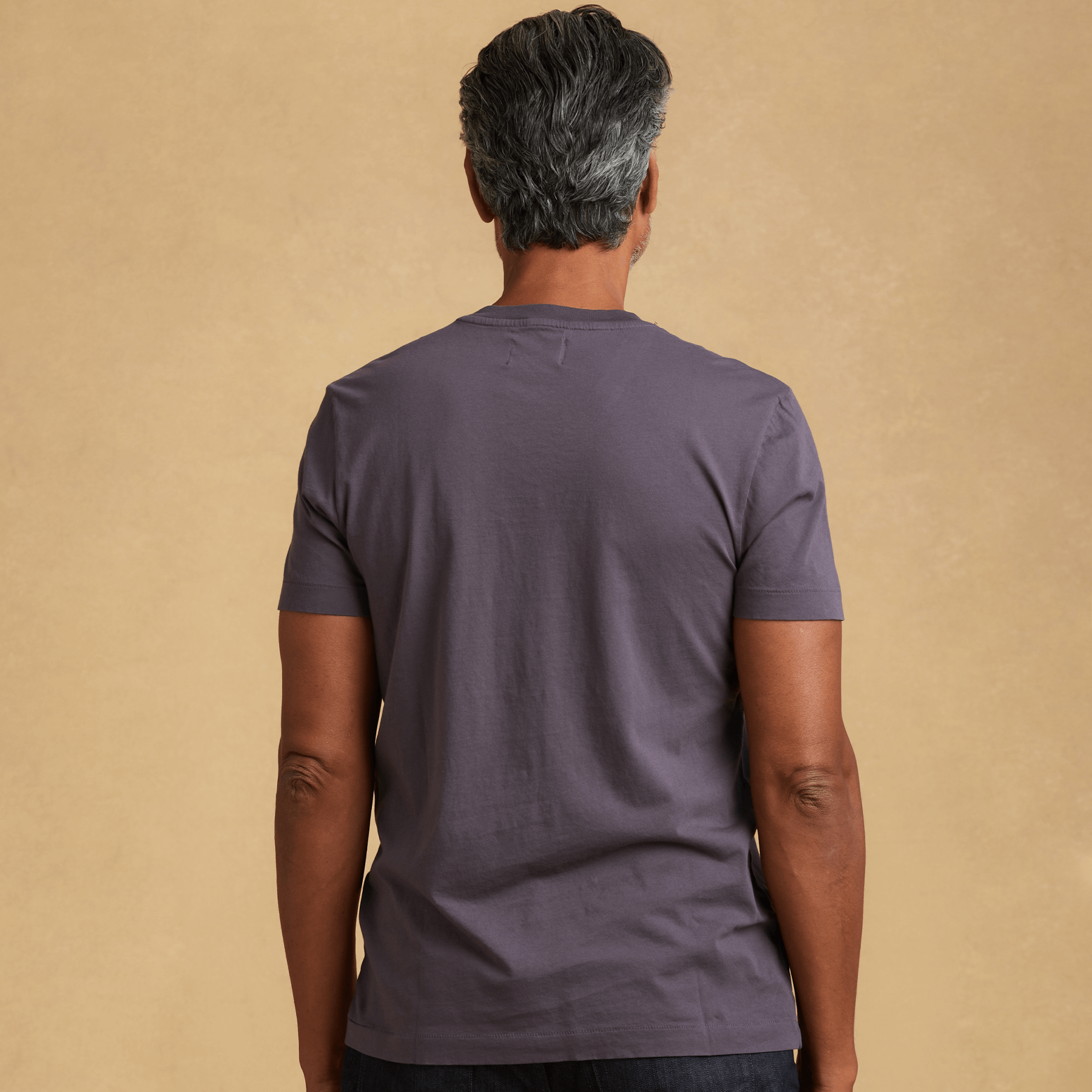 #color_faded-purple organic cotton V-Neck t-shirt