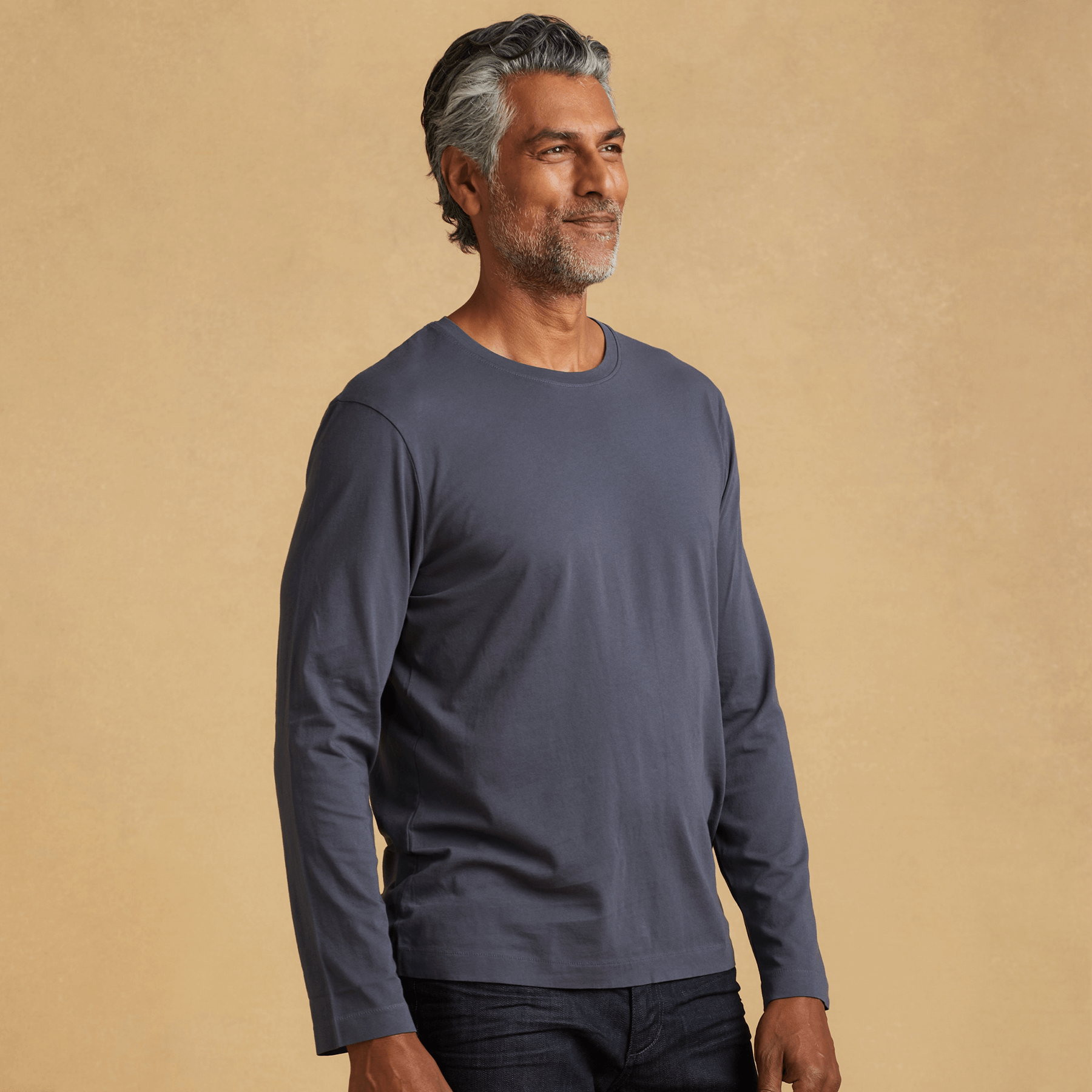 #color_dark-grey organic long sleeve cotton t-shirt 