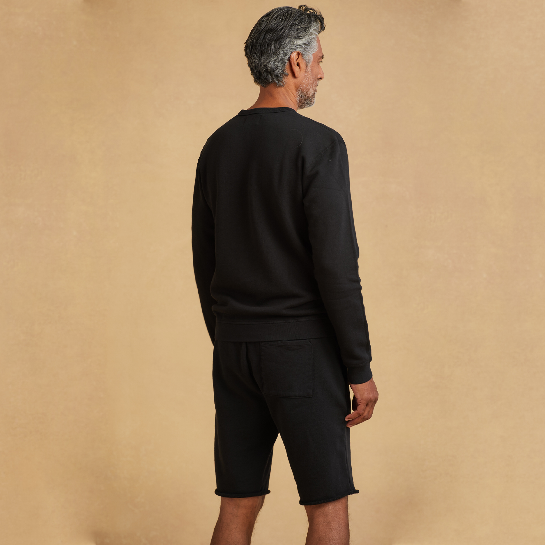 #color_black organic cotton French Terry Sweatshirt 