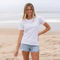 Pure White T-shirt Made in LA