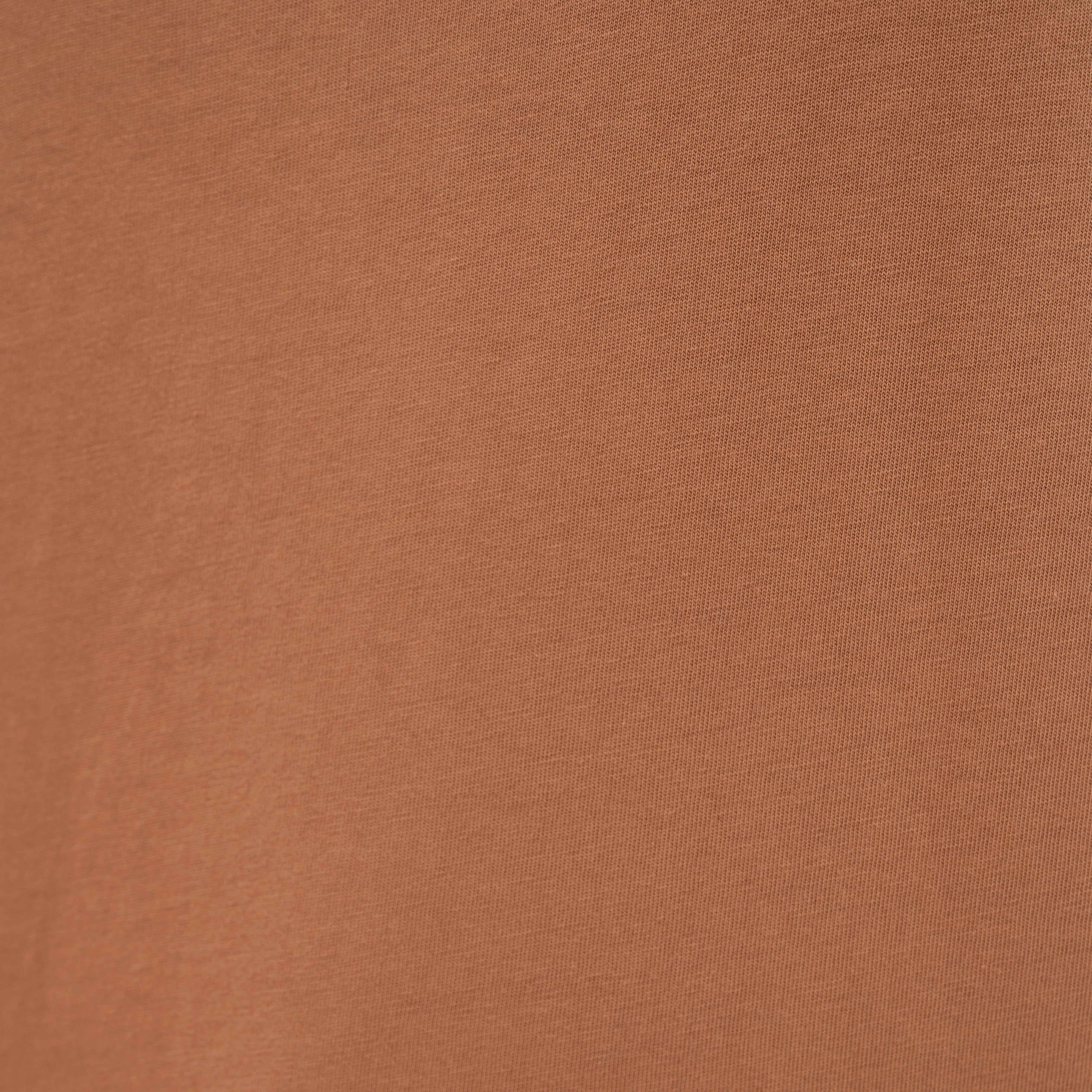 #color_copper organic cotton 3/4 Sleeve Boat Neck t-shirt Cotton