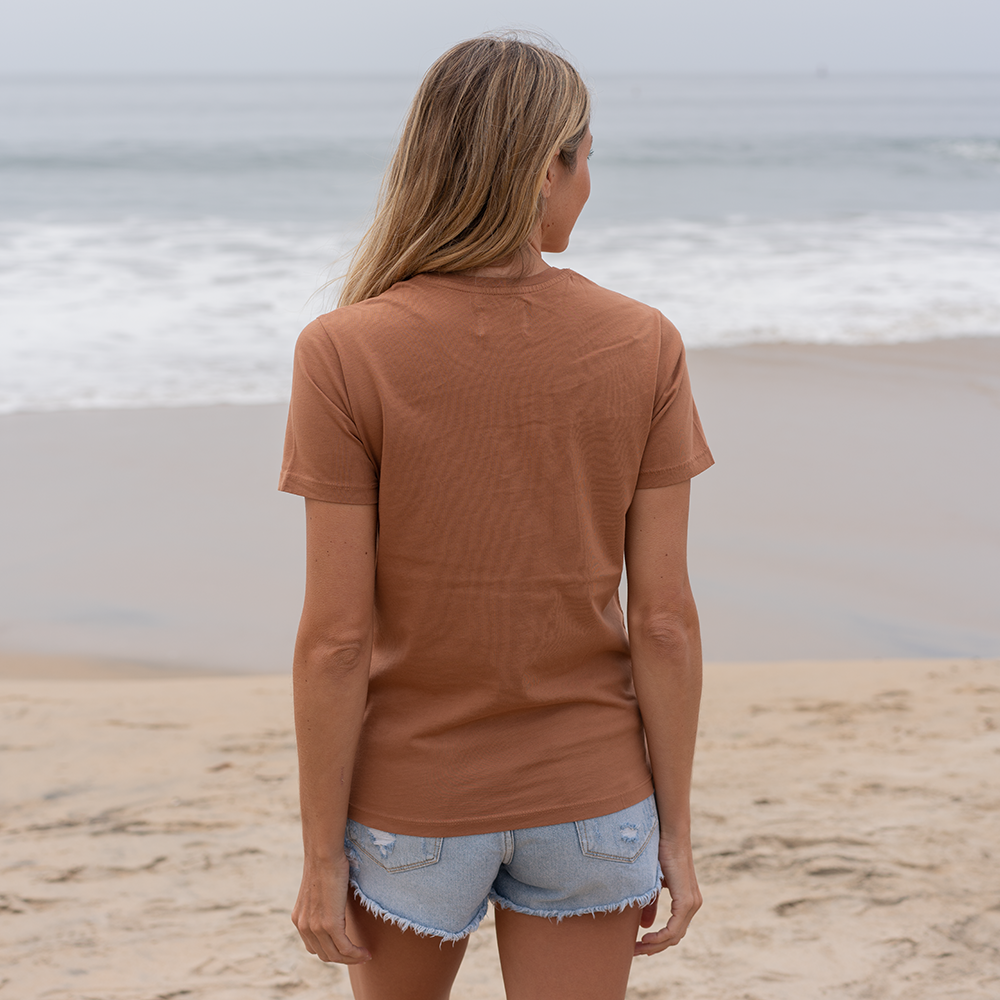 #color_copper organic cotton t-shirt Back