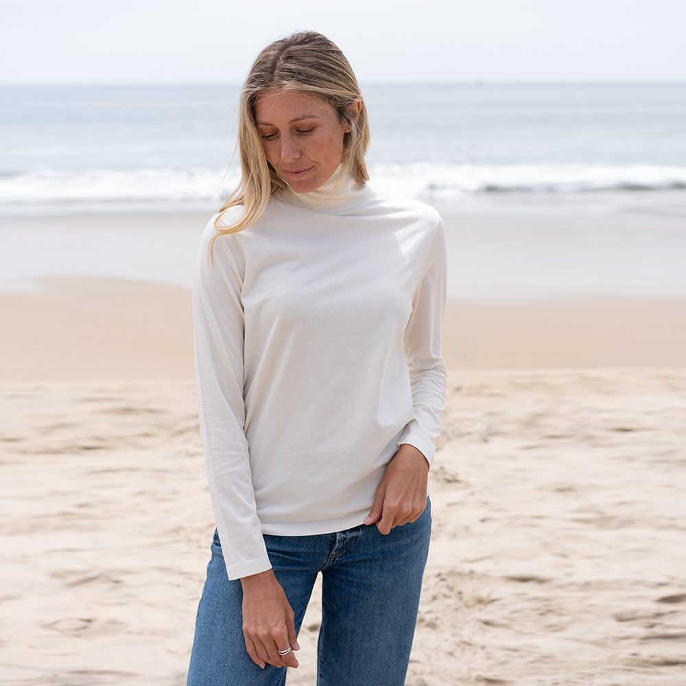 #color_off-white Womens Long Sleeve Turtle Neck