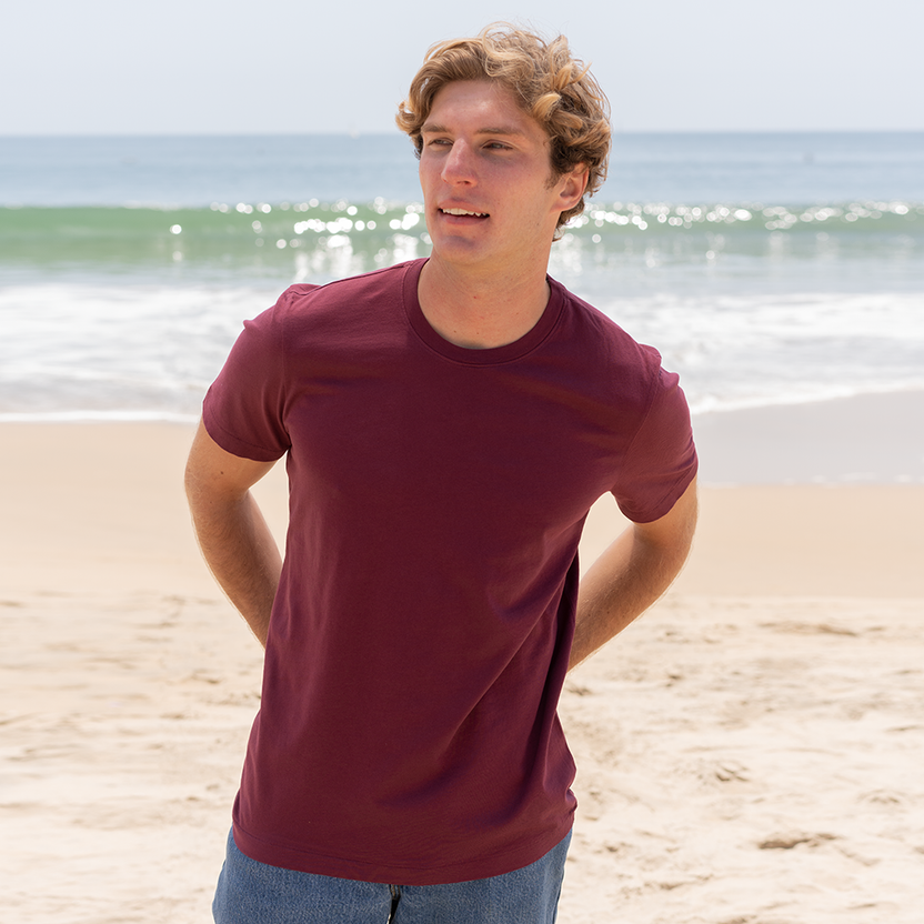 Mens short sleeve crew neck Classic T-Shirt