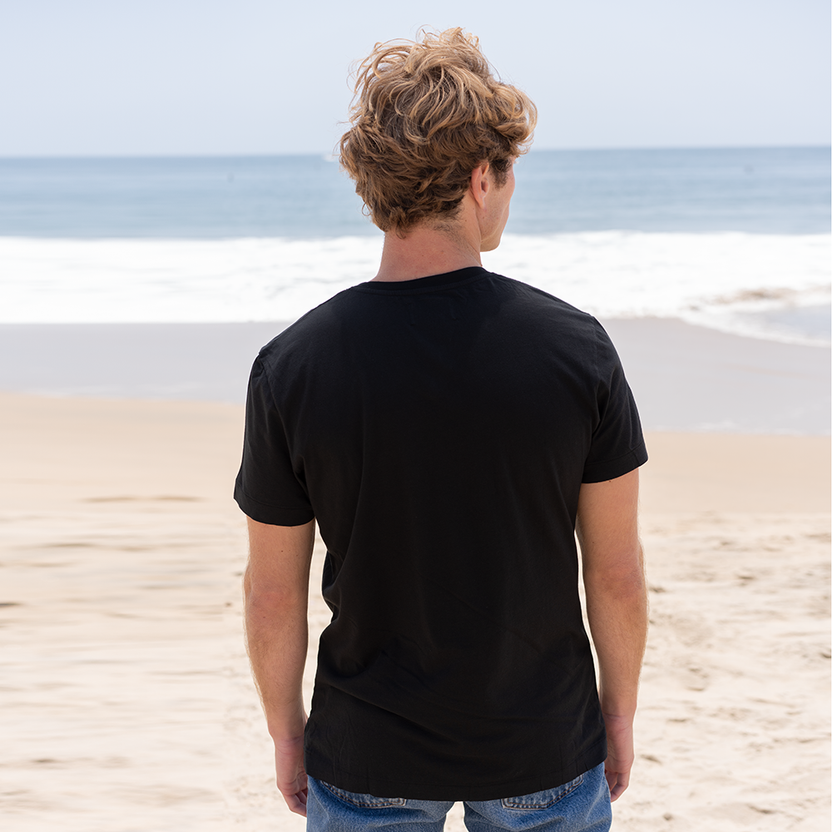 Mens short sleeve V-neck Classic T-Shirt