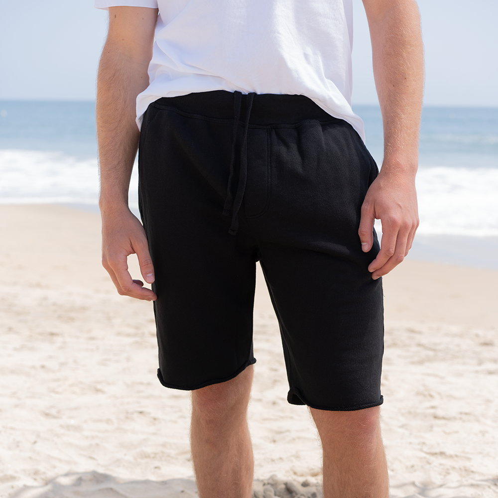 #color_black Mens French Terry short view
