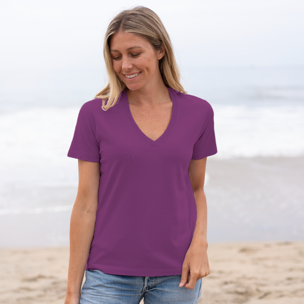 #color_plum organic cotton t-shirt 