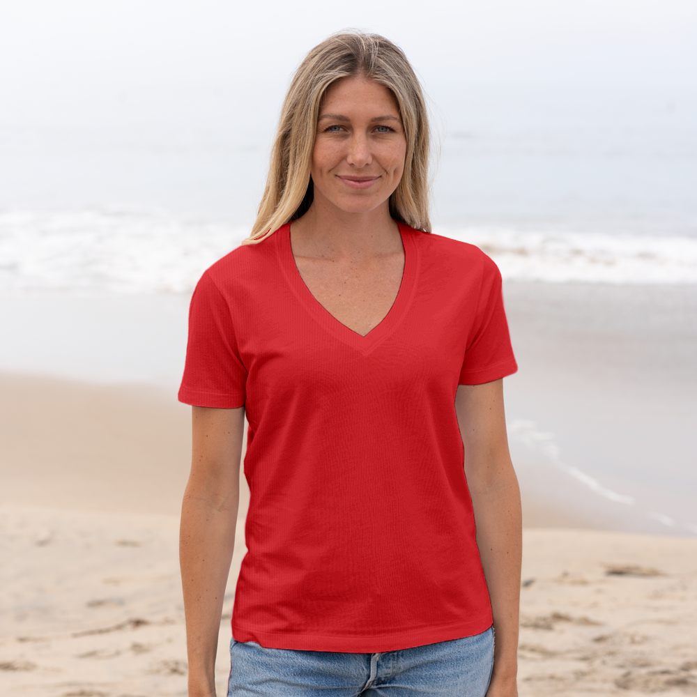 #color_red organic cotton t-shirt 