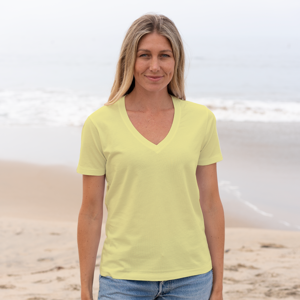 #color_yellow organic cotton t-shirt 