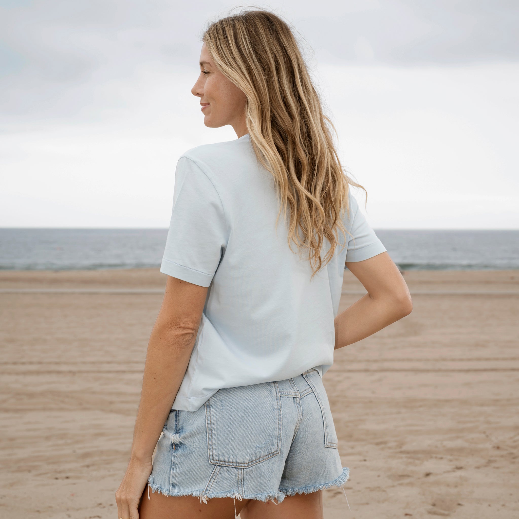 #color_sky-blue Womens Box Tee