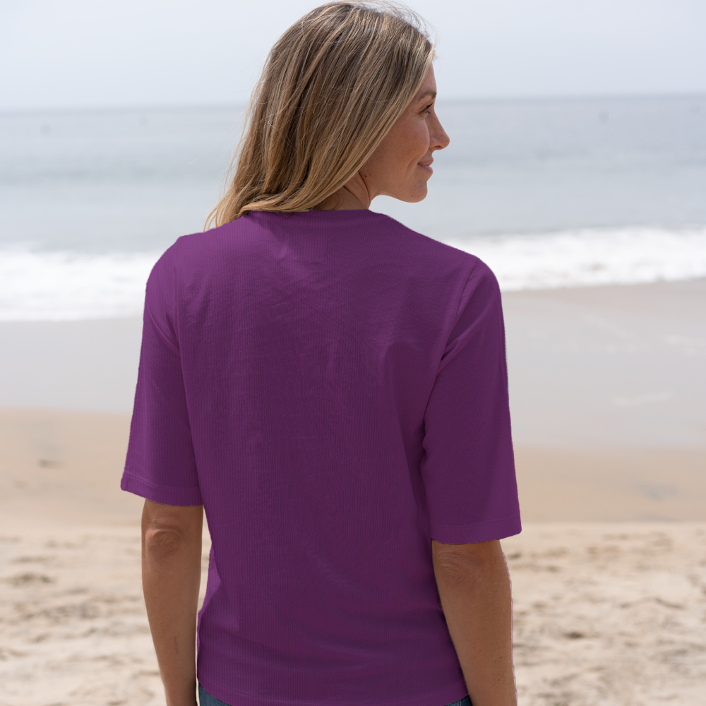 #color_plum organic cotton t-shirt back