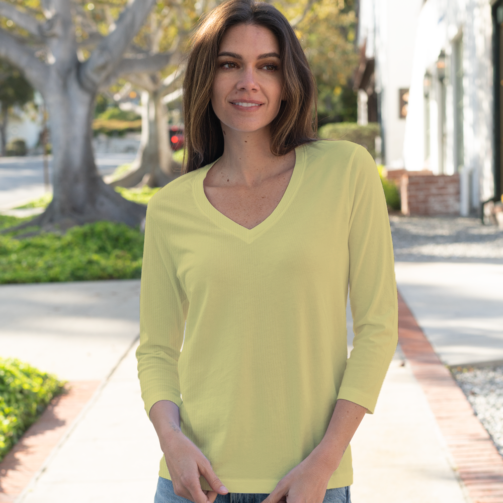 #color_yellow organic cotton t-shirt 