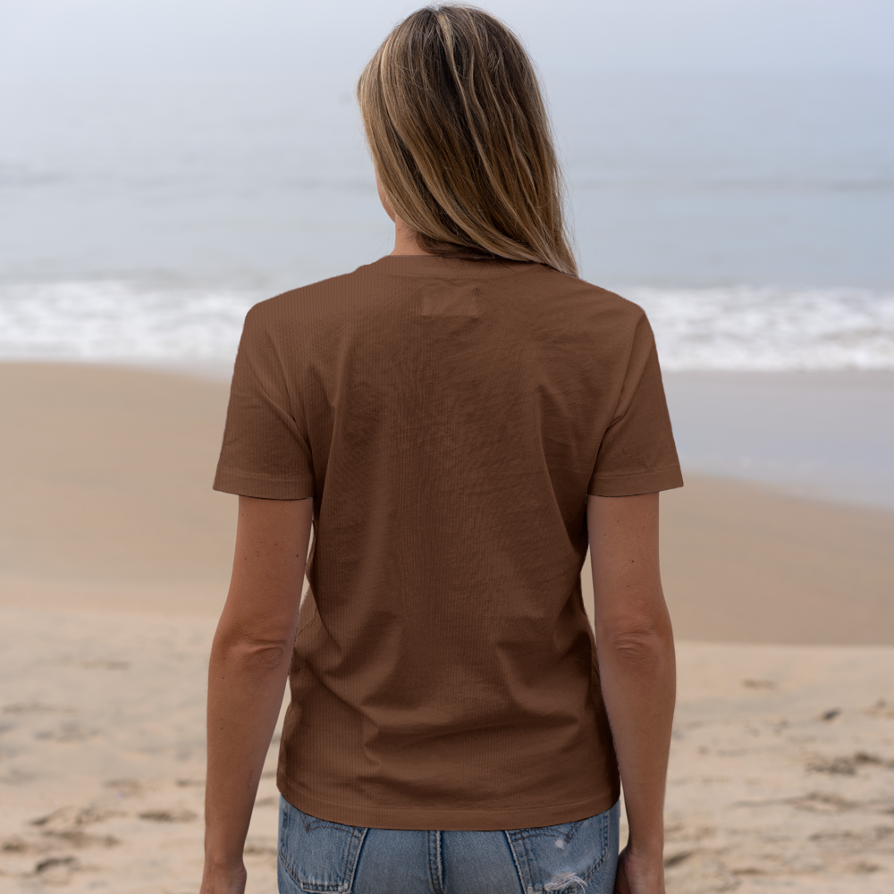 #color_brown organic cotton t-shirt Back