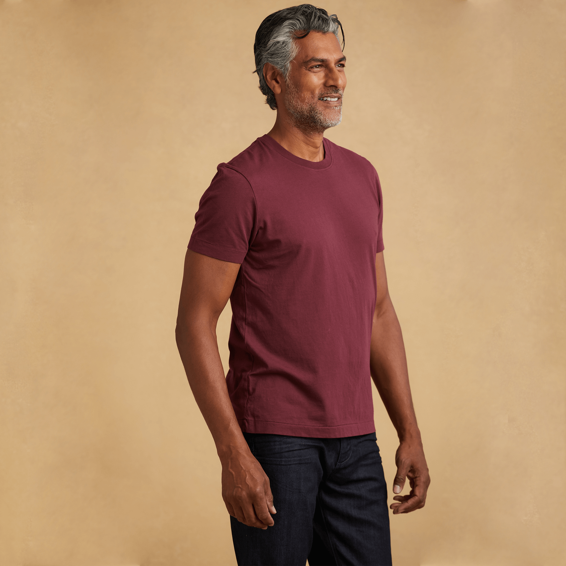 Mens Short Sleeve Crew Neck Classic T Shirt   TCTC01 BURGUNDY 03 Febcebd1 4f4a 47f6 90a5 0ff5f8fdab48 