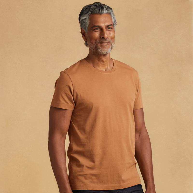 copper organic cotton t-shirt 