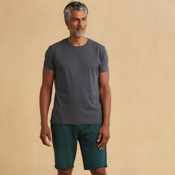 dark-grey organic cotton t-shirt 