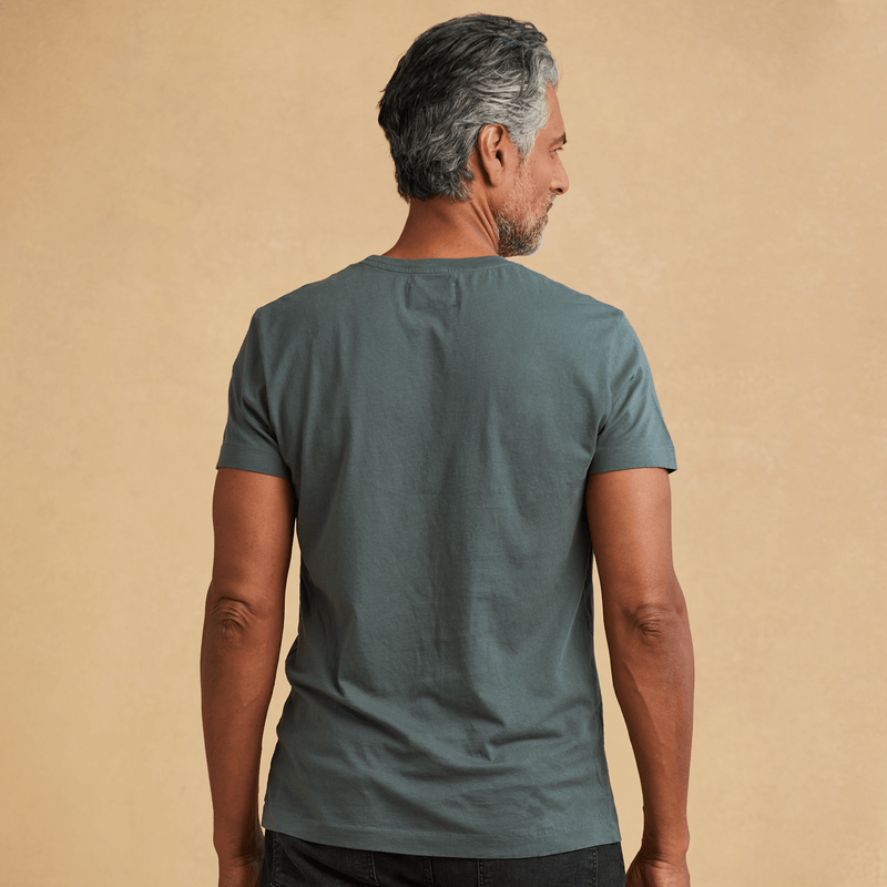 forest-green organic cotton t-shirt 