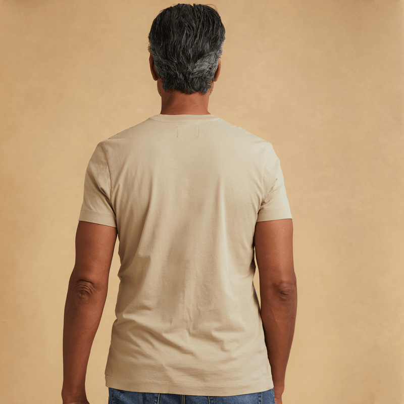 sand organic cotton t-shirt