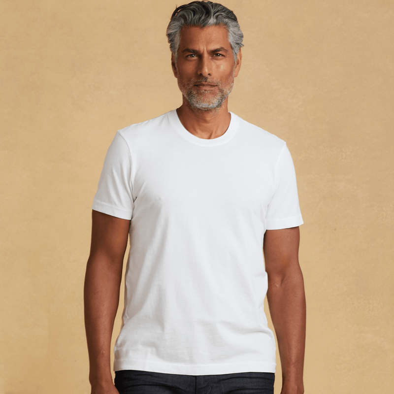 white organic cotton t-shirt 