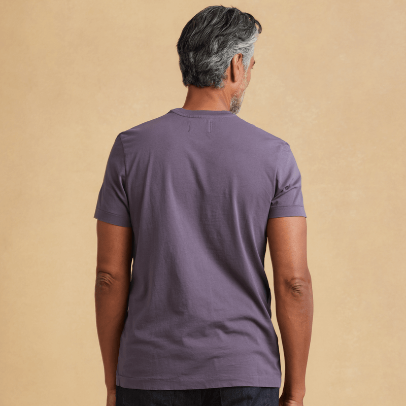faded-purple organic cotton t-shirt 
