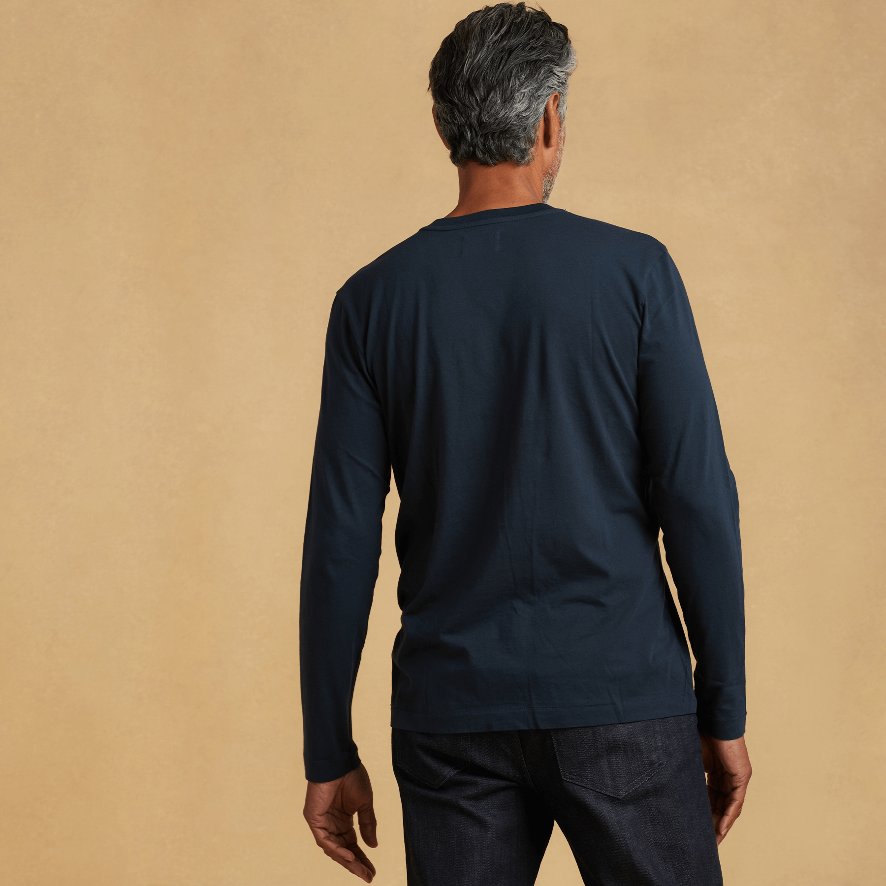Mens long sleeve V-neck Classic T-Shirt – The Classic T-Shirt Company