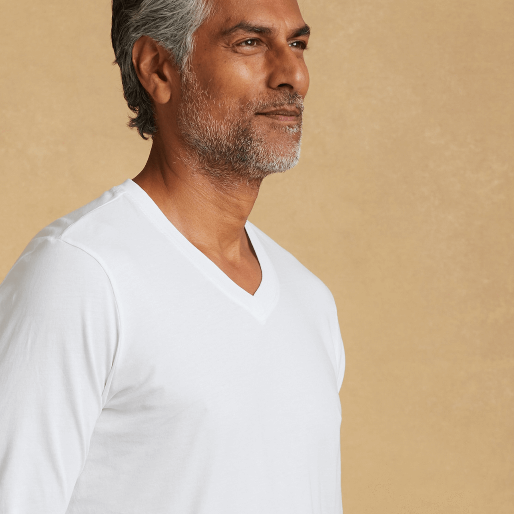 Mens long sleeve V-neck Classic T-Shirt – The Classic T-Shirt Company