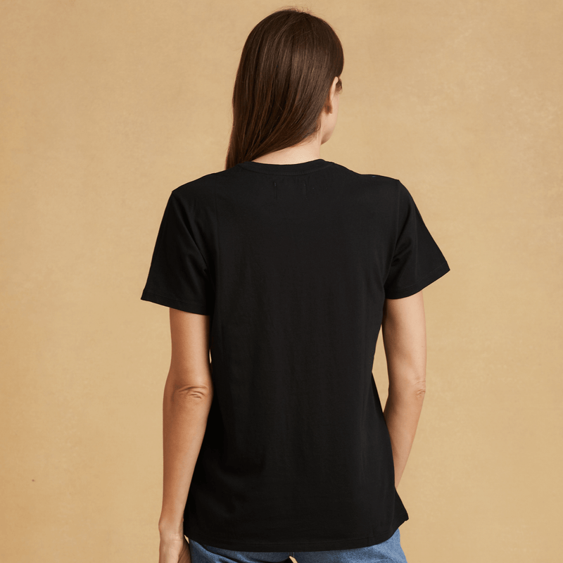 black organic cotton t-shirt 