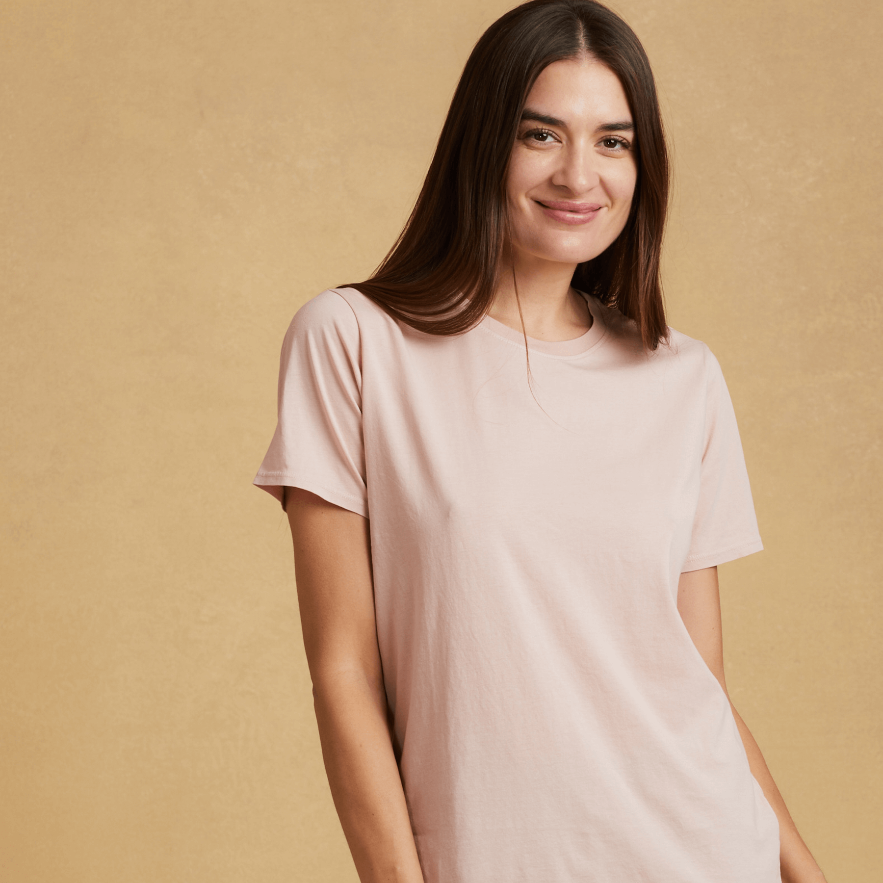 #color_blush organic cotton t-shirt