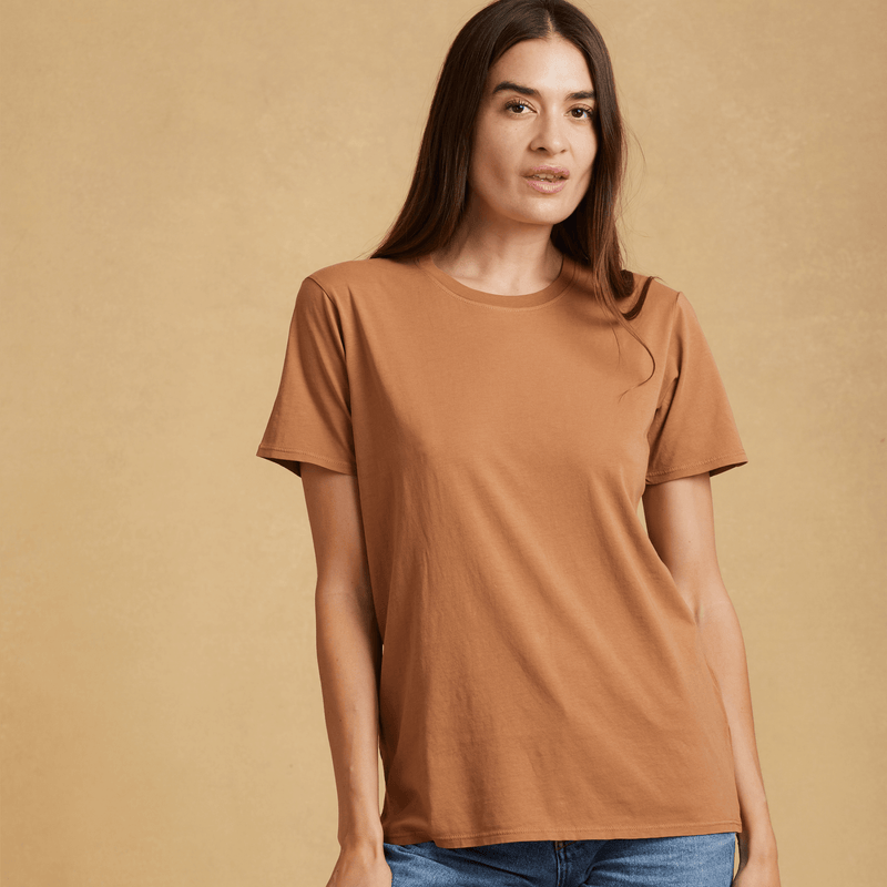 copper organic cotton t-shirt 