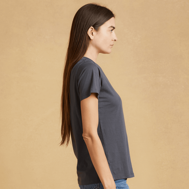 dark-grey organic cotton t-shirt