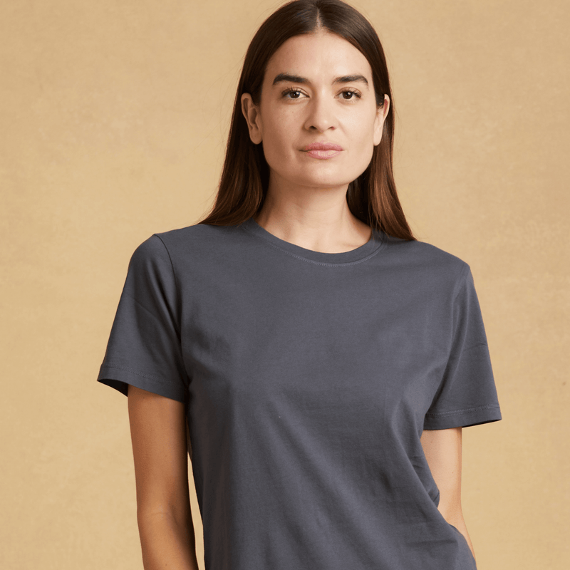 dark-grey organic cotton t-shirt