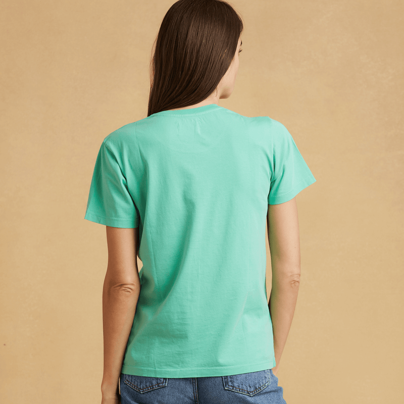 light-green organic cotton t-shirt