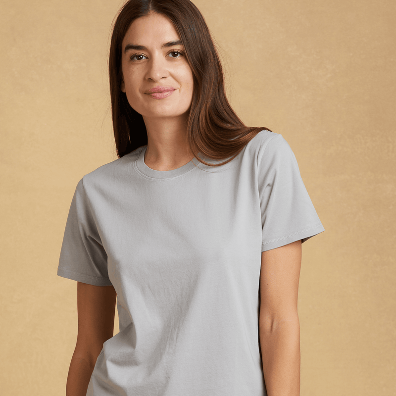 light-grey organic cotton t-shirt 