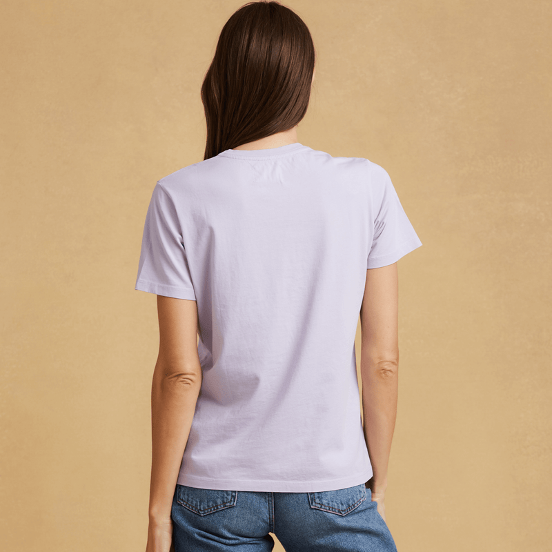 pastel-lilac organic cotton t-shirt