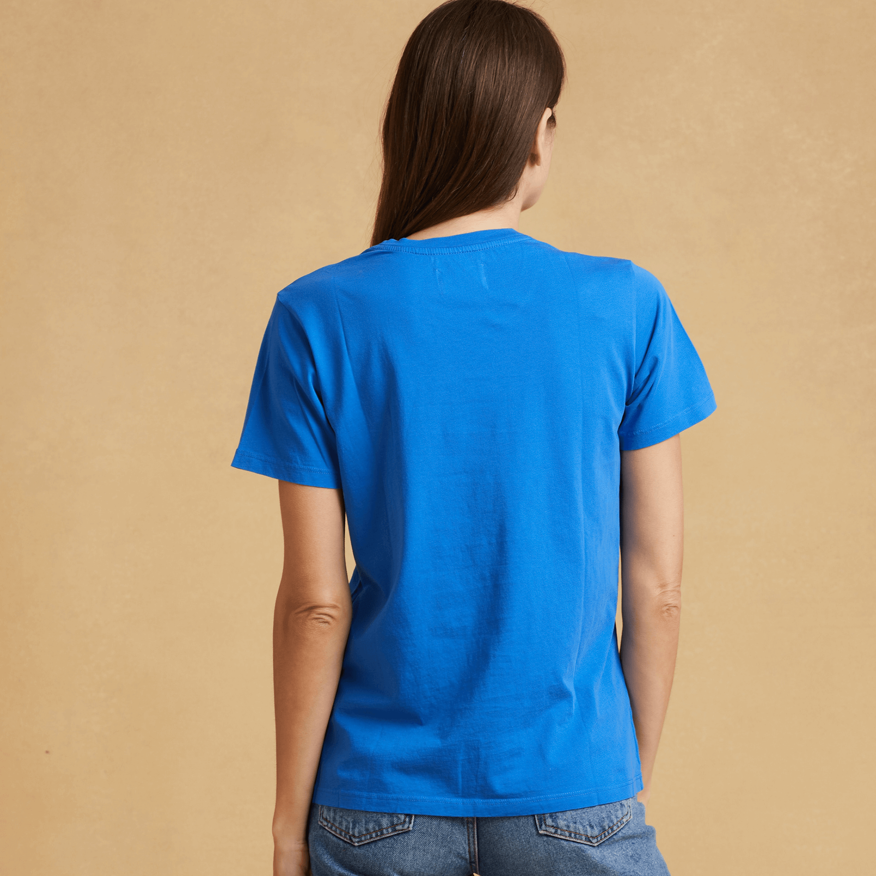 #color_royal-blue organic cotton t-shirt 
