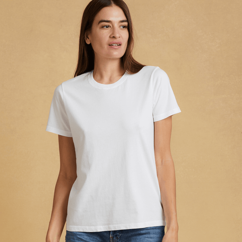 Womens short sleeve crew neck Classic T-Shirt