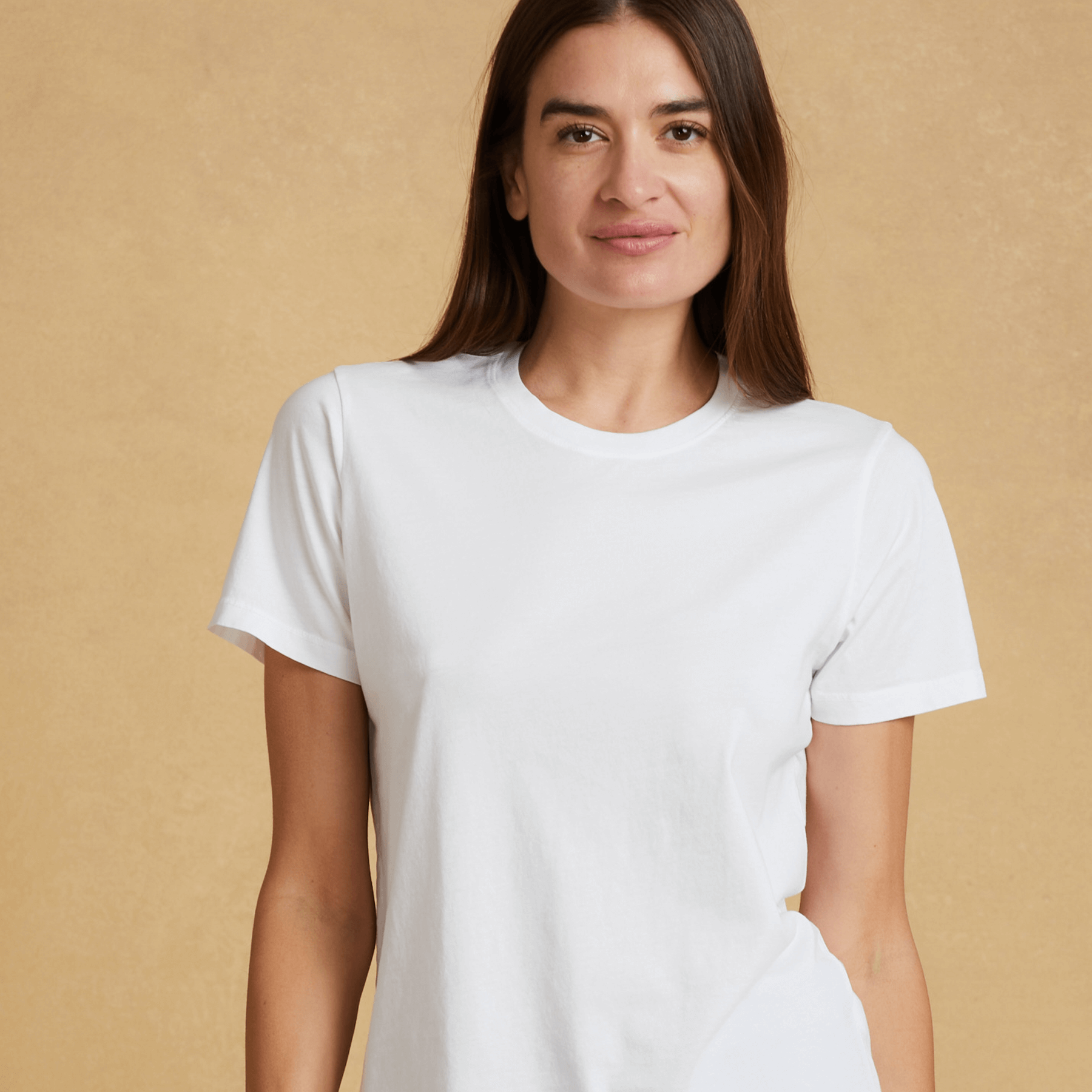 Womens crew top neck tee shirts