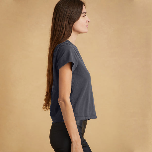 dark-grey Womens Box Tee