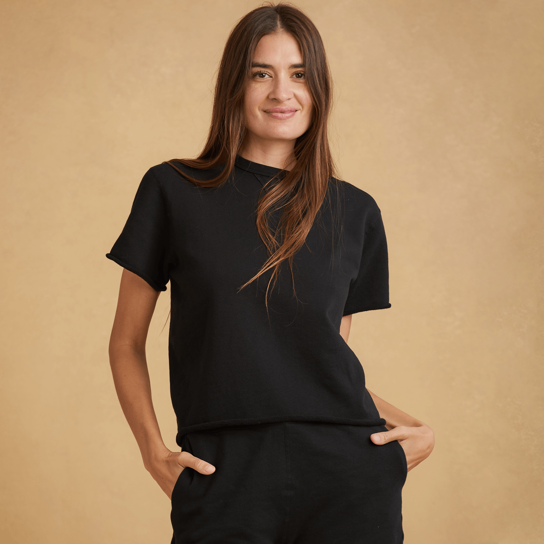 #color_black Unisex French Terry Box Tee