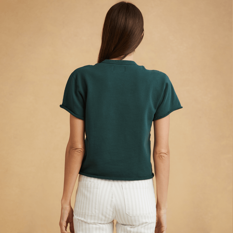 forest-green Unisex French Terry Box Tee