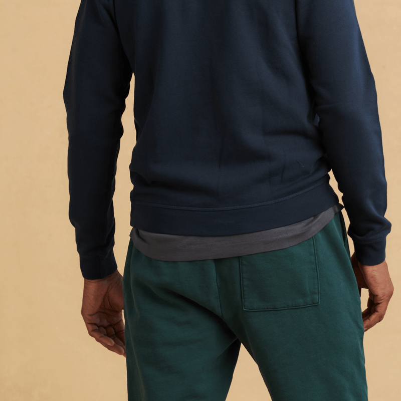 dark-green Mens French Terry Joggers